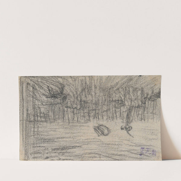 Landscape in Twilight (ca. 1855–60) by Jean-François Millet