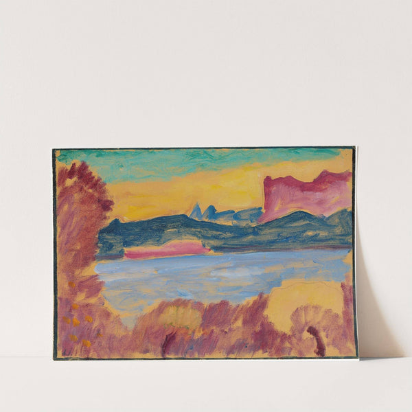 Landscape, Lake Geneva (1915) by Alexej von Jawlensky
