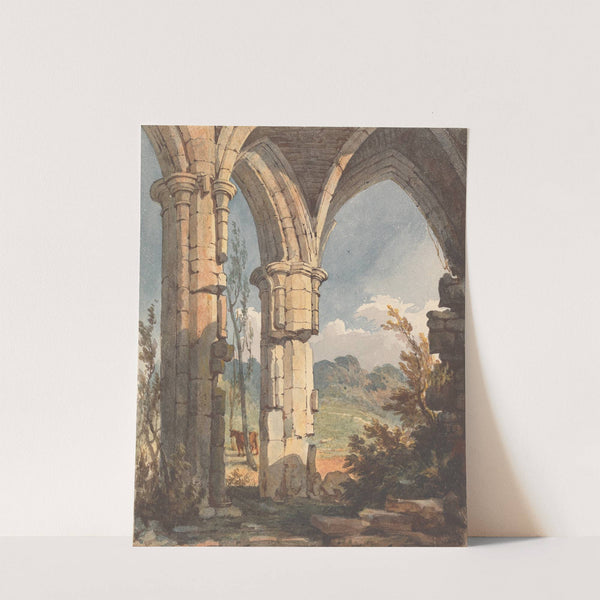 Landscape Looking Through Ruined Archway by Thomas Sully