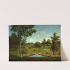 Landscape Looking Toward Sellers Hall from Mill Bank by Charles Willson Peale