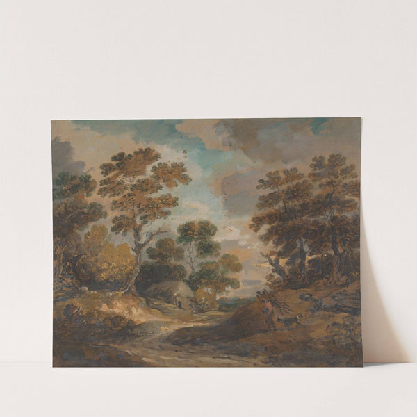 Landscape: Man Carrying Faggots by Gainsborough Dupont