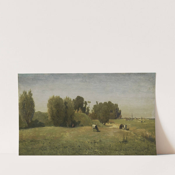 Landscape near Abcoude (1860 - 1870) by Paul Joseph Constantin Gabriël