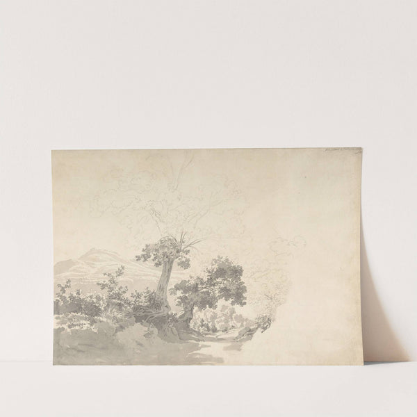 Landscape near Albano and Pallazole (1812) by Joseph Rebell