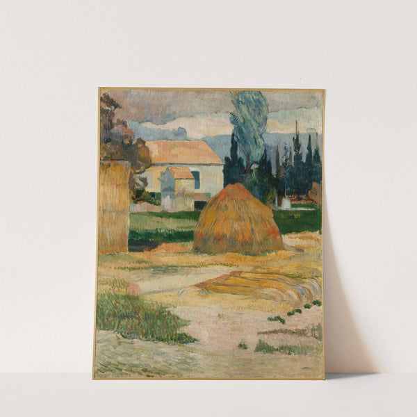 Landscape Near Arles by Paul Gauguin