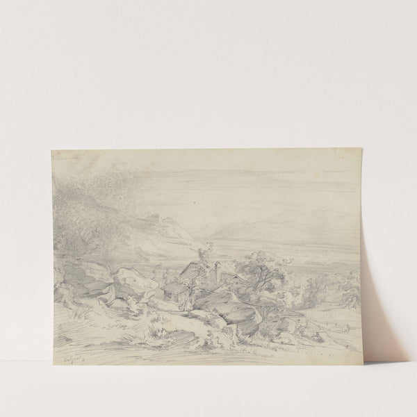 Landscape near Bolzano by Friedrich Metz