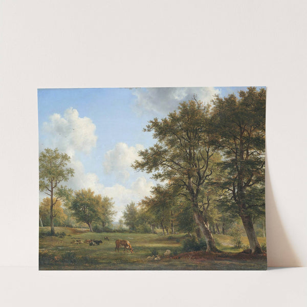 Landscape near Hilversum by Georgius Jacobus Johannes van Os