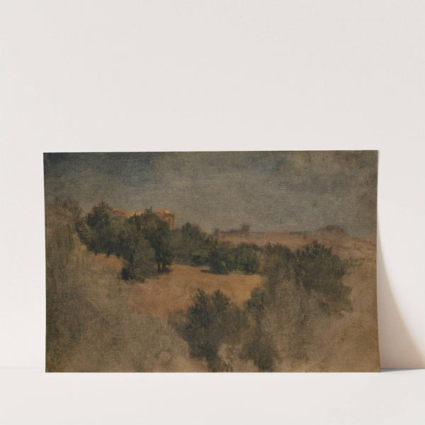 Landscape near Palestrina (1853) by Arnold Böcklin