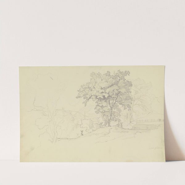 Landscape near Paliano (1830 – 1831) by August Lucas