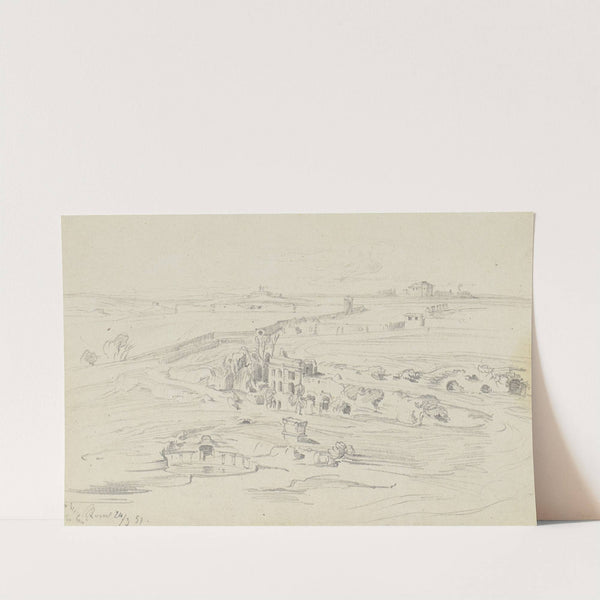 Landscape near Rome by Friedrich Metz