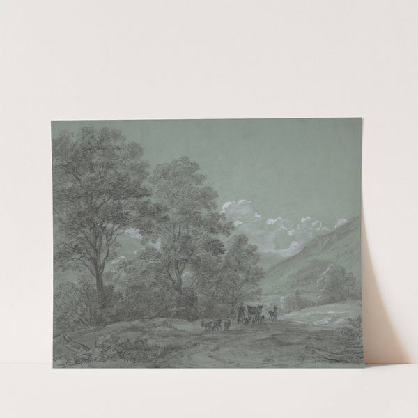 Landscape near Ruhpolding by Cantius Dillis