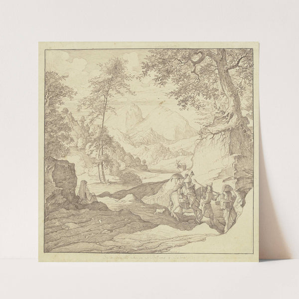 Landscape near Subiaco by Franz Theobald Horny