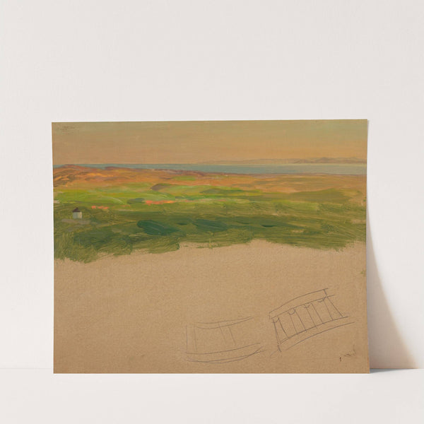 Landscape, near Syria or Greece (1868–69) by Frederic Edwin Church