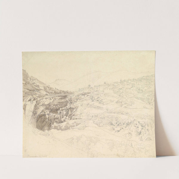 Landscape Near Tivoli (1800–1863) by Carl Ludwig Frommel