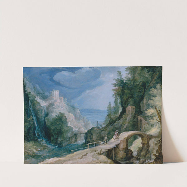 Landscape near Tivoli by PAUL BRIL circle