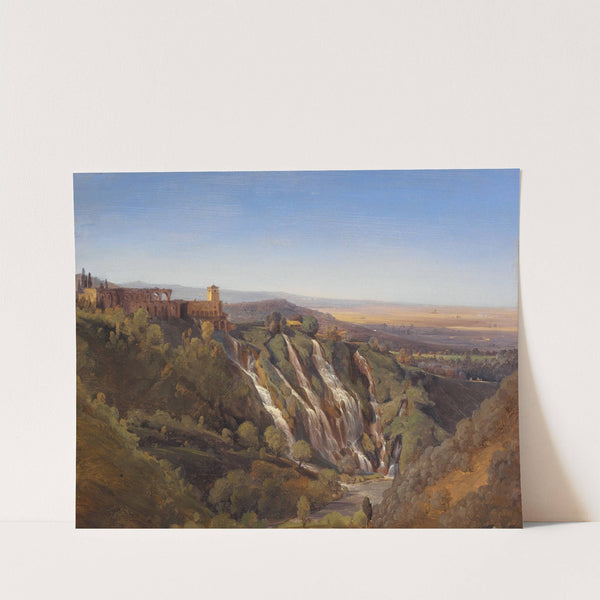 Landscape Near Tivoli. Study by Joseph Magnus Stäck