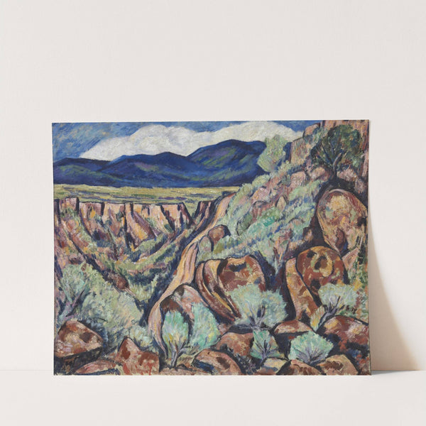 Landscape, New Mexico (1919 and 1920) by Marsden Hartley
