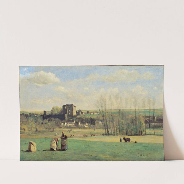 Landscape of La Ferté-Milon by Jean-Baptiste-Camille Corot