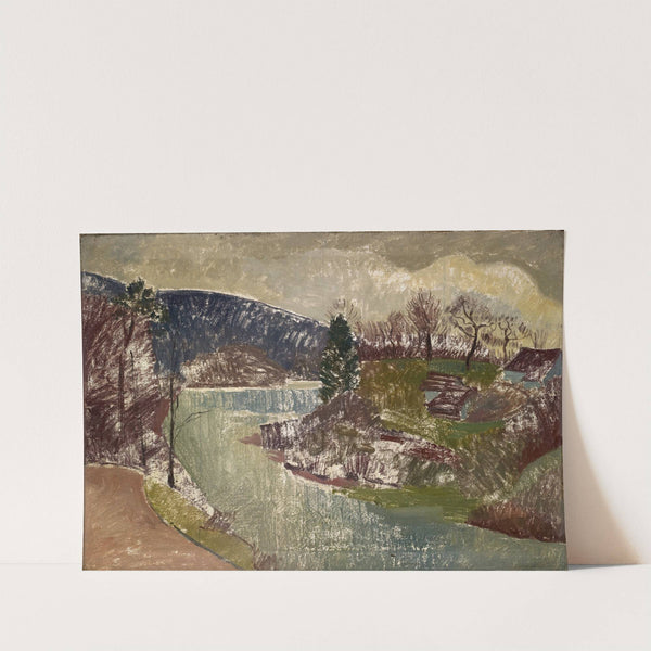 Landscape Of The Birs Ii by Franz Marent