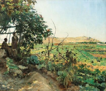 Landscape Of The Suburbs Of Tunis (1887)