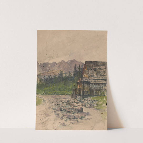 Landscape of the Tatra Mountains (1853) by Wojciech Gerson