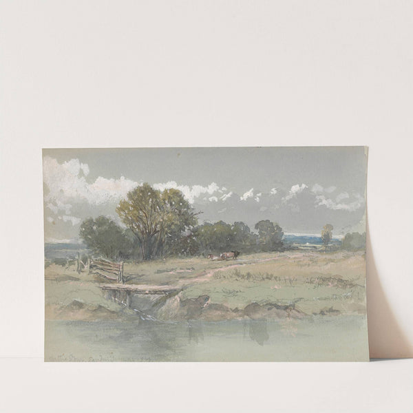 Landscape on the Stour near Sandwich (1863) by Clarkson Stanfield