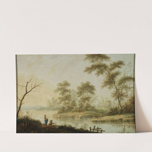 Landscape – rivulet bank by Jan Ścisło