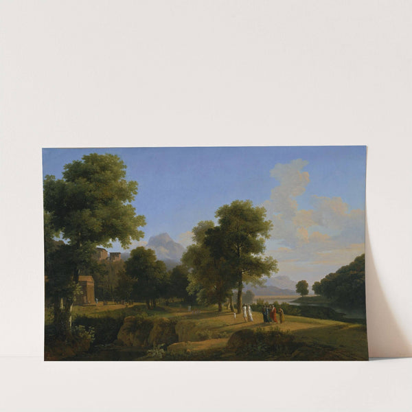 Landscape, Site of Greece (Paysage, Site de la Grèce) by Jean-Victor Bertin