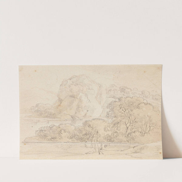 Landscape study by Franz Kobell