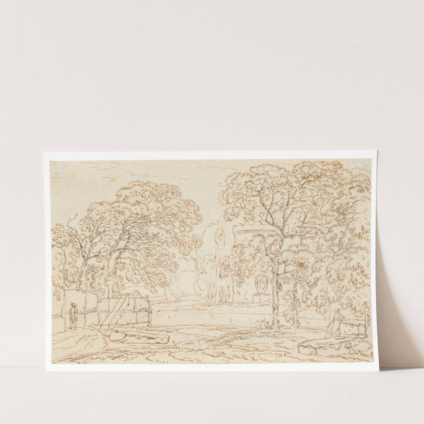 Landscape study by Franz Kobell