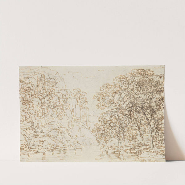 Landscape study by Franz Kobell