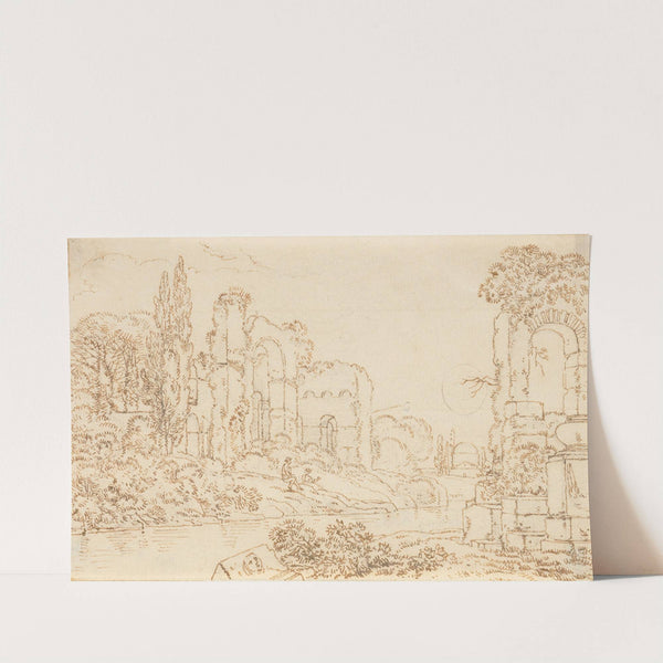 Landscape study by Franz Kobell