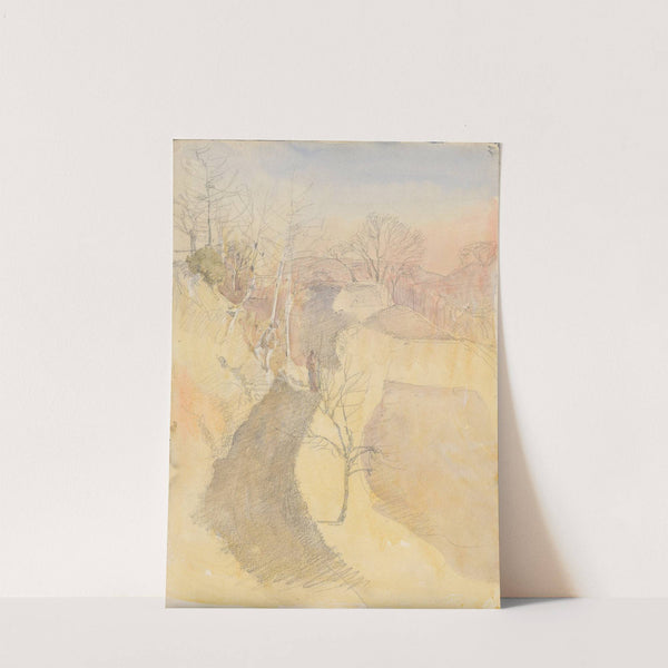 Landscape study (1880–1890) by Ladislav Mednyánszky