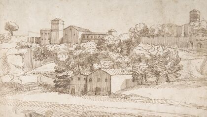 Landscape Study; Surburbs of Rome