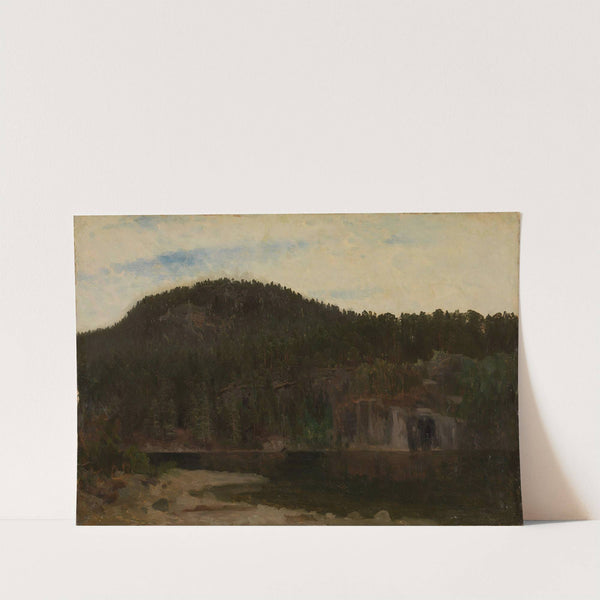 Landscape Study with a Lake (1851) by August Cappelen