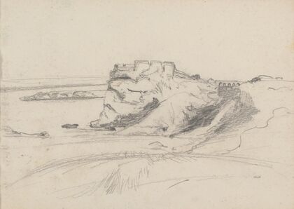 Landscape Study with Cliff