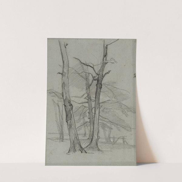 Landscape Study with Trees (c. 1870–1875) by Thomas Couture