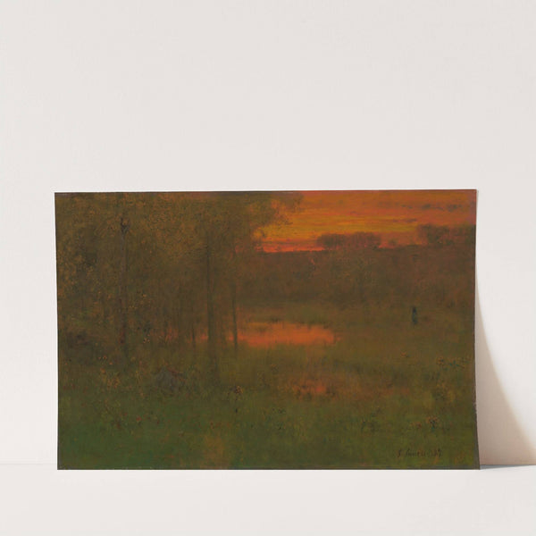 Landscape, Sunset by George Inness