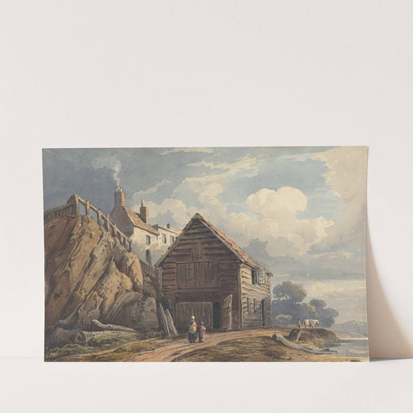 Landscape with a Boatshed by George Harley
