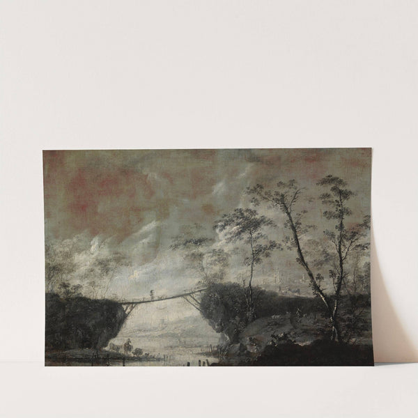 Landscape with a Bridge by Cornelis de Bie