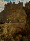 Landscape with a castle and a knight (1928)