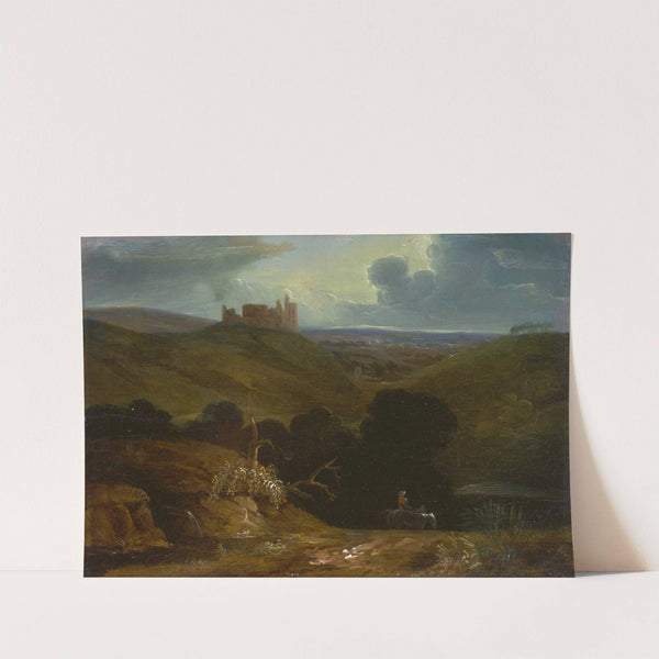 Landscape with a Castle by John Martin