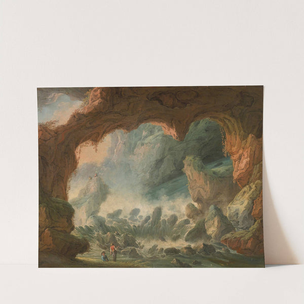 Landscape With A Cave by Louis-Philippe Crepin