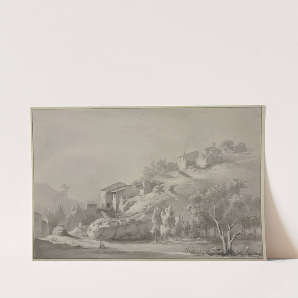 Landscape with a Chapel and Houses on a Mountainside by Jean-Jacques de Boissieu