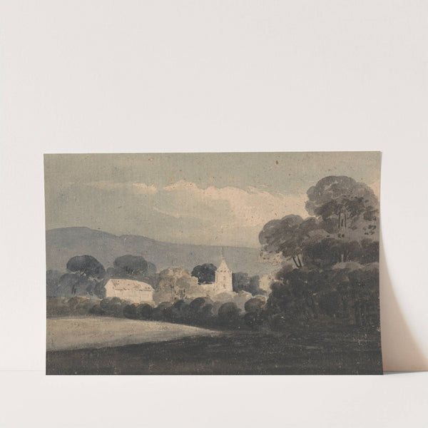 Landscape with a Church among Trees by William Pearson