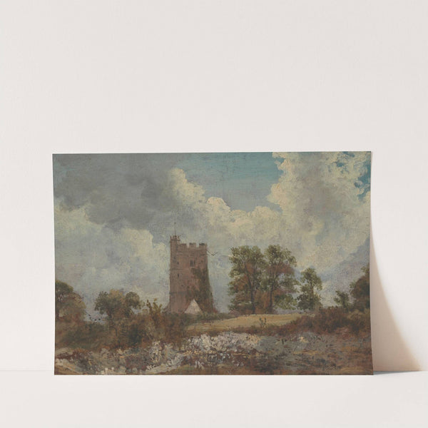 Landscape with a Church by Frederick Waters Watts