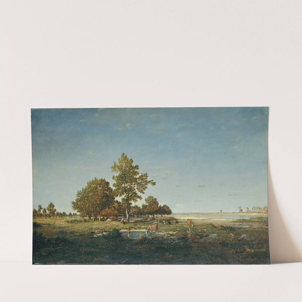 Landscape with a clump of trees by Théodore Rousseau