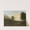 Landscape with a Column and Figures by Claude Lorrain