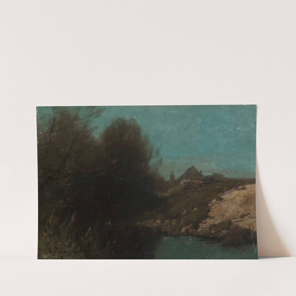 Landscape with a cottage by Roman Kazimierz Kochanowski