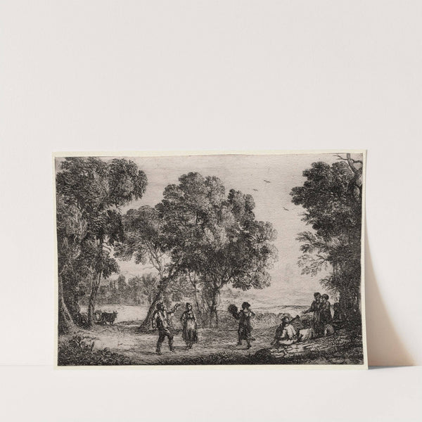 Landscape with a Country Dance (c. 1637) by Claude Lorrain
