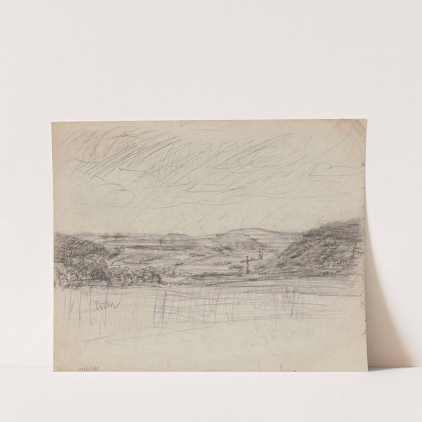 Landscape with a Cross by James Ensor